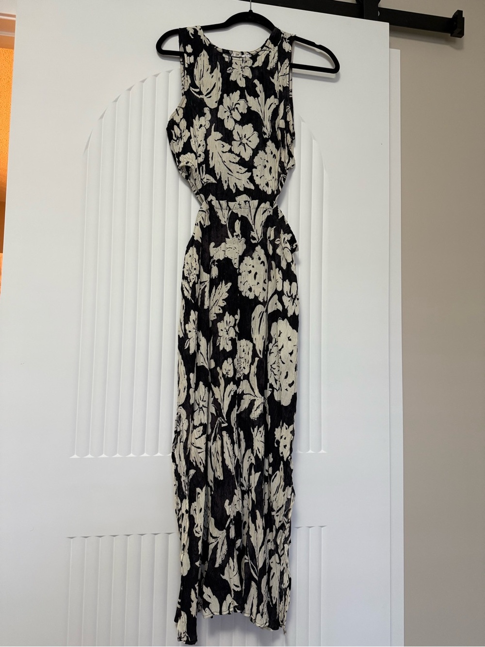 Xl long flower pattern dress